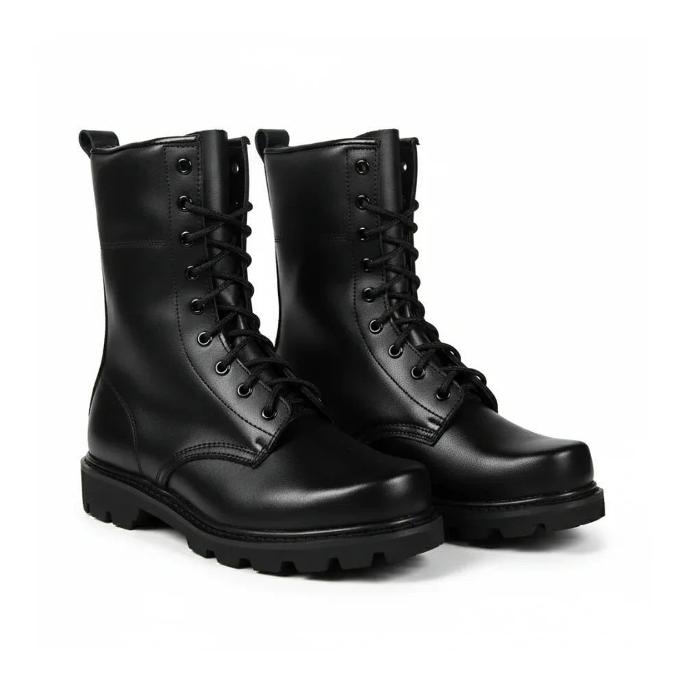 Leather zip boots x Military surplus France | Surplus militaire
