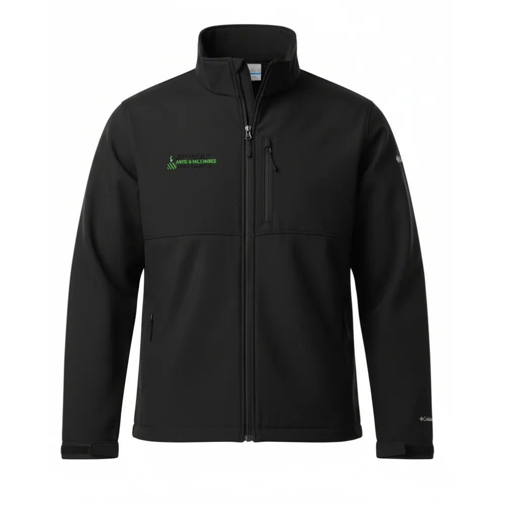 Veste Softshell Columbia Bleu Sarcelle – Femme Taille L – Légère, Fermeture éclair