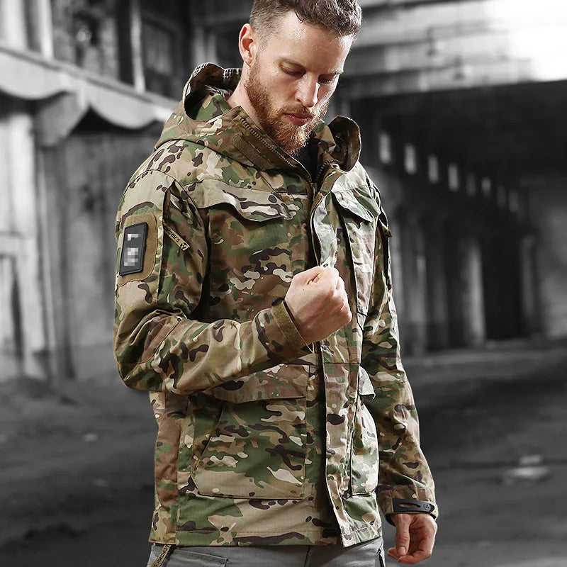 Veste homme camouflage sale