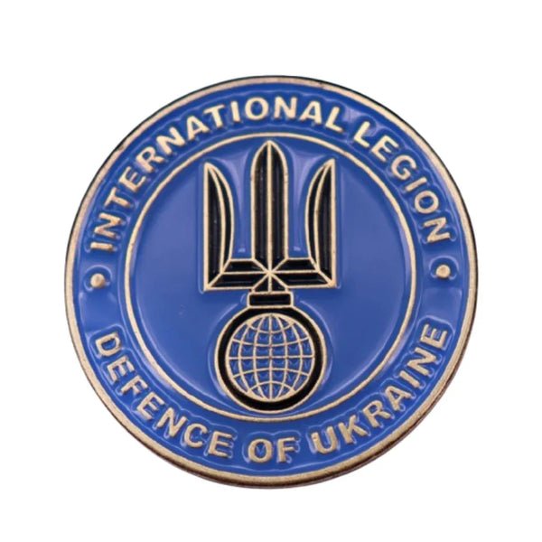 Insigne De Béret Militaire Ukraine – Forces Médicales – Métal – Neuf