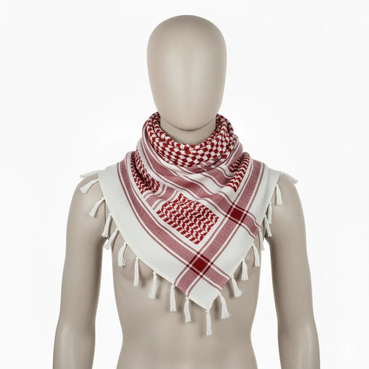 Keffieh noir / rose en coton, foulard palestinien Keffieh noir / rose en coton, foulard palestinien