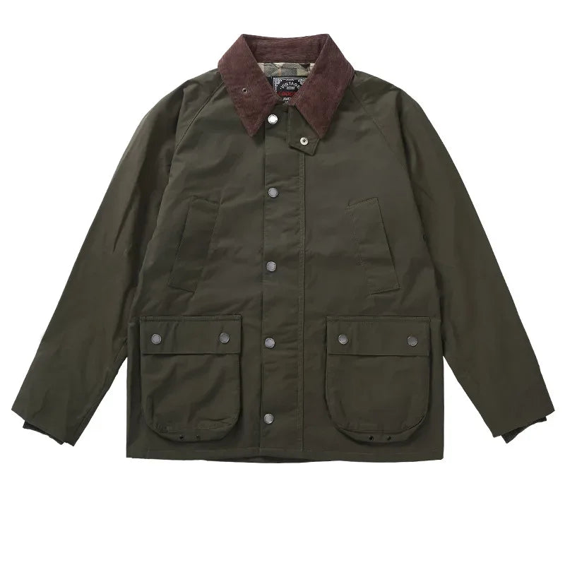 Petit Manteau De Chasse Vintage - Laine Noire Et écarlate - Années 60 - Taille S Homme