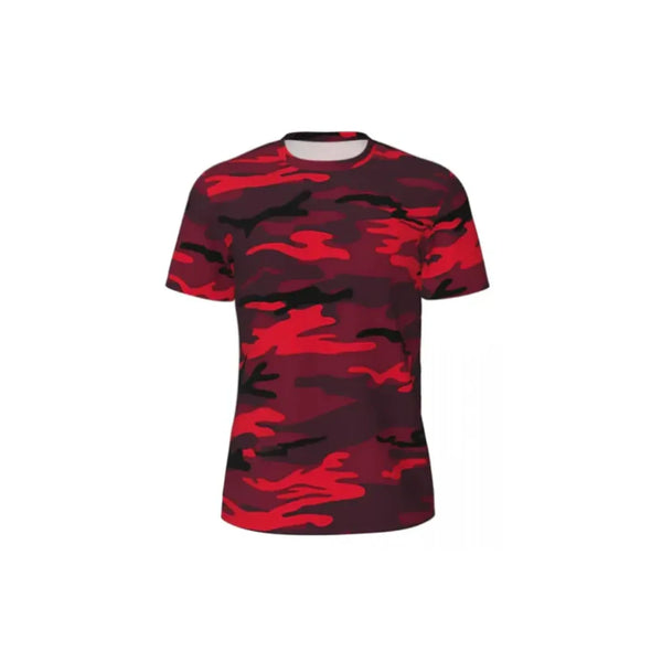 T-shirt Garçon George Camouflage Rouge Manches Courtes 9-10 Ans
