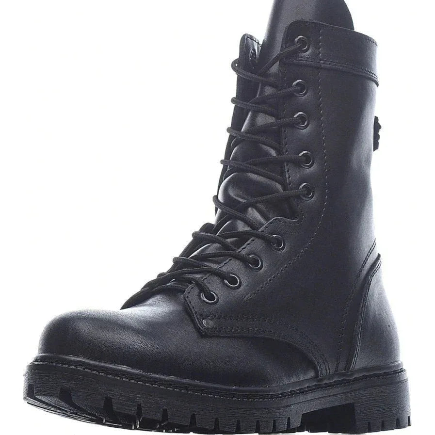 Leather zip boots x Military surplus France | Surplus militaire
